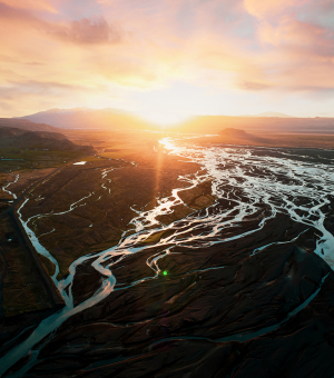 Tributaries of a river