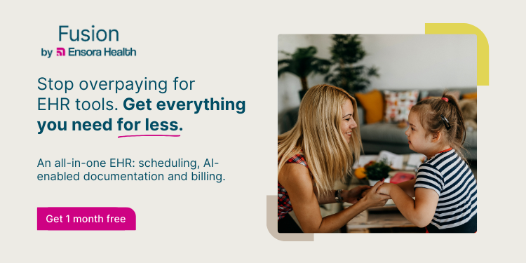 Get one month free of Fusion EHR